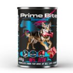 PRIME BITE Monoprotein Deer with an apple - wet dog food - 400g