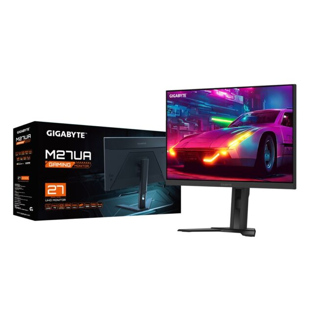 GIGABYTE M27UA 27  UHD Gaming Monitor - 3840 x 2160  160Hz  1ms  400 cd/m2  FreeSync Premium  HDR ready  HDMI 2.1  Displayport 1.4 - imagine 6