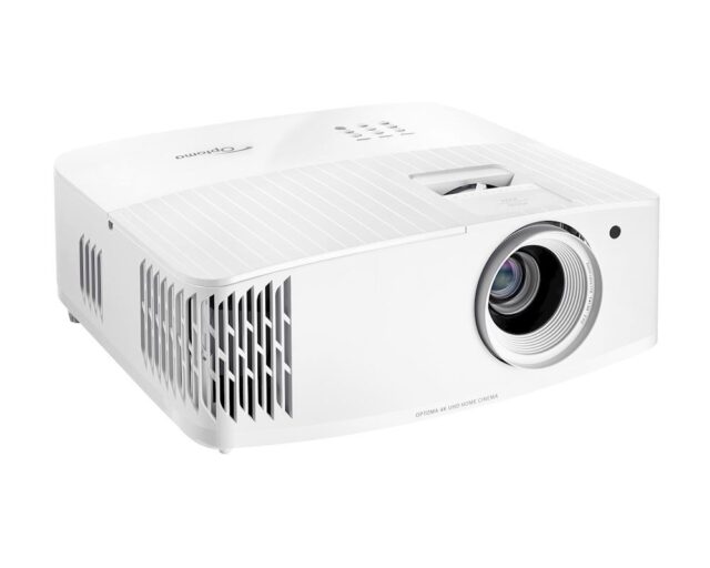 Optoma UHD38x data projector Standard throw projector 4000 ANSI lumens DLP 4K (4096x2400) 3D White - imagine 4
