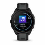 Garmin Forerunner 165 Music 3.05 cm (1.2 ) AMOLED 43 mm Digital 390 x 390 pixels Touchscreen Black GPS (satellite) - imagine 5