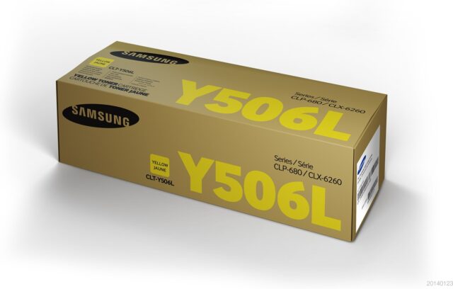 Samsung CLT-Y506L High Yield Yellow Original Toner Cartridge - imagine 2