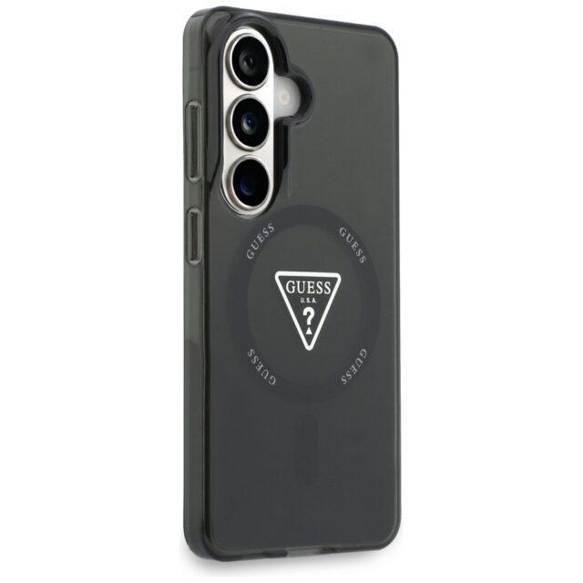 Case Guess IML Gradient Triangle MagSafe for Samsung Galaxy S26 black - imagine 4