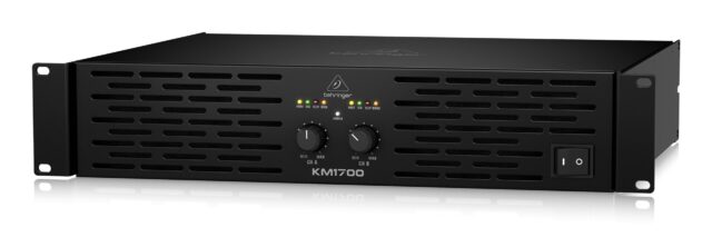 Behringer KM1700 audio amplifier Performance/stage Black - imagine 4