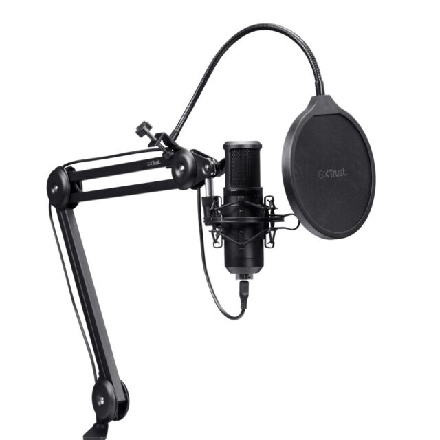 Trust GXT 270 Emita II+ Black Podcast microphone - imagine 3