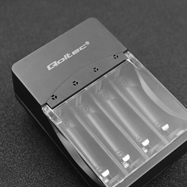 Qoltec 50653 Battery Charger for Ni-MH type R03/AAA R6/AA - imagine 9