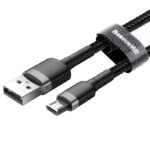 Baseus Cafule 2.4A 1m Micro USB cable (grey/black) - imagine 3