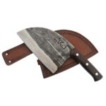 Kitchen knife Serb Samura Mad Bull 18 cm  red