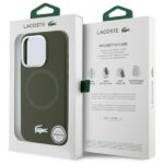 Lacoste LCHMP15XSMAB iPhone 15 Pro Max 6.7" khaki hardcase Silicone Croco Logo MagSafe - imagine 8