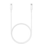 EP-DW767JWE Samsung USB-C/USB-C Datový Kabel 3A 1.8m White (OOB Bulk)