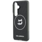 Case Karl Lagerfeld IML Repeated         Choupette MagSafe for Samsung Galaxy S26 black - imagine 6