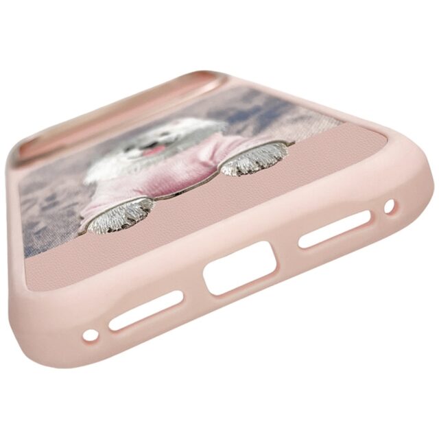 Etui Nimmy Gentle Pets Series Dog         MagSafe do iPhone 17 Pro różowy - imagine 5