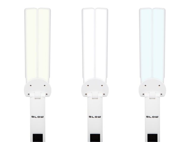 LB-24 LED desk lamp with clock - imagine 3