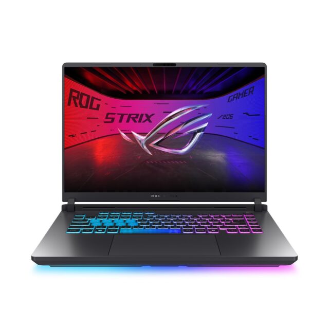 ASUS ROG Strix G16 G615LM-U7161 Ultra 7 255HX 16.0 FHD+ 165Hz IPS-level 300nits AG 16GB DDR5 5600 SSD1TB GeForce RTX 5060 8GB WLAN+BT LAN Cam1080p 90WHrs NoOS Eclipse Gray - imagine 3