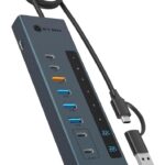 USB 3.2 Hub 11-in-1 w/ Type-C & card reader