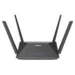 ASUS RT-AX52 AX1800 AiMesh wireless router Gigabit Ethernet Dual-band (2.4 GHz / 5 GHz) Black - imagine 2