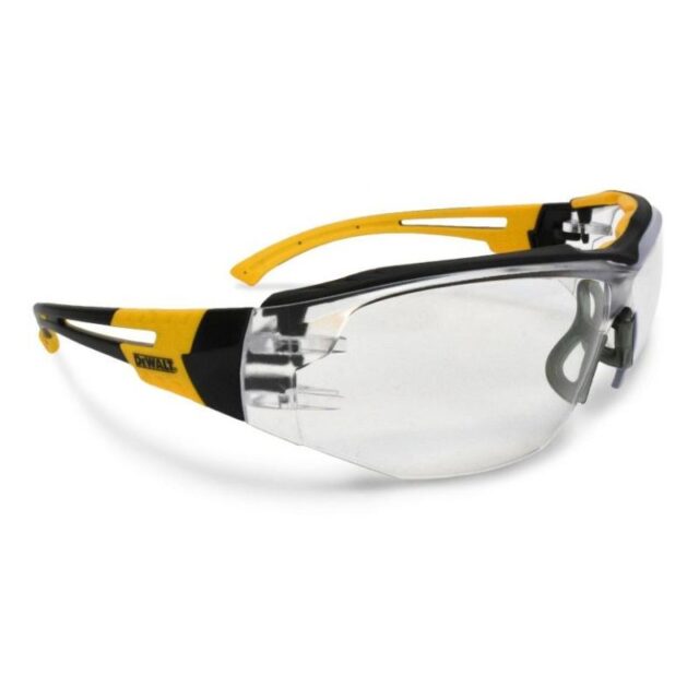 DeWalt Renovator Clear DPG108 Safety glasses frameless with upper protection transparent - imagine 3