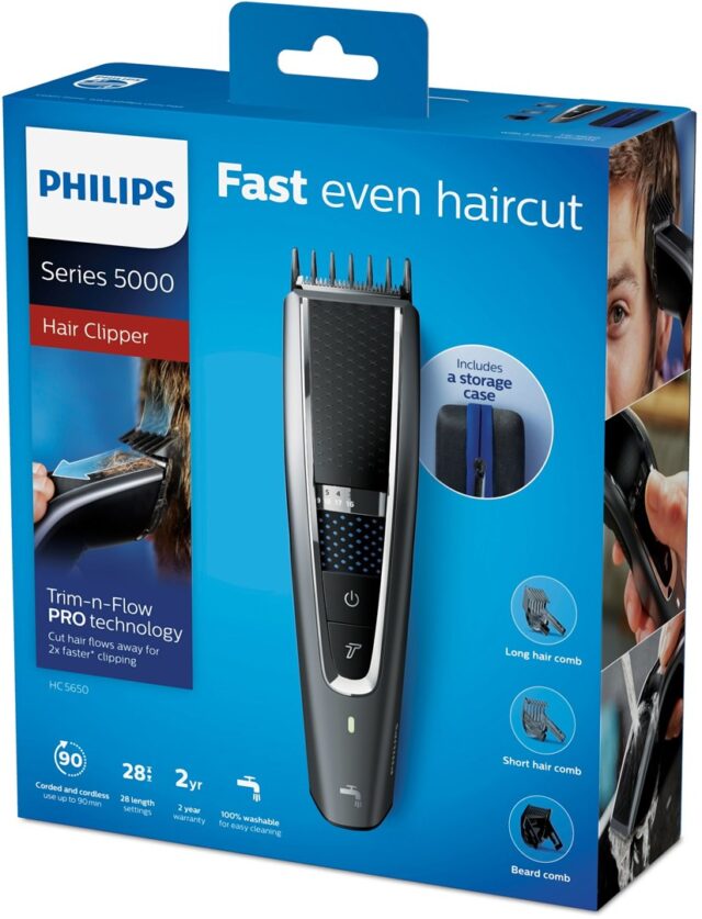 Philips 5000 series Hairclipper series 5000 HC5650/15 Washable hair clipper - imagine 2