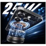 Wireless charger 4smarts 25W Qi2 25 MagSafe RGB 360° grey - imagine 3