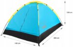 TOURIST TENT 2-PERSON ALPENAIR IGLO CAMPING WATERPROOF MOSQUITO NET - imagine 6