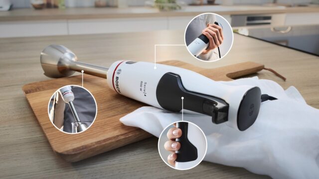 Bosch Serie 4 MSM4W210 blender 0.6 L Immersion blender 600 W Black  White - imagine 5