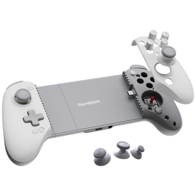 Universal Bluetooth controller for mobile devices GameSir G8+ white - imagine 3