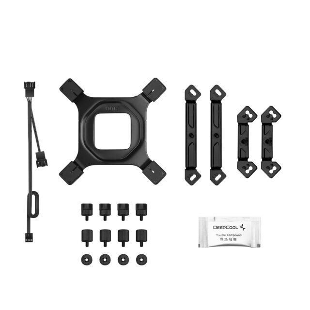 DeepCool AK620 Zero Dark Zoria Processor Air cooler 12 cm Black  Yellow 1 pc(s) - imagine 9