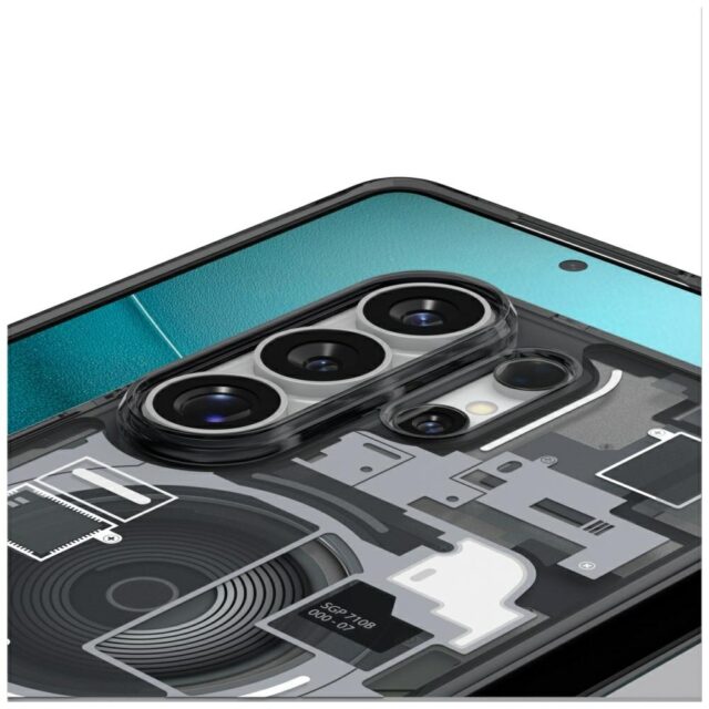 Etui Spigen Ultra Hybrid Mag MagSafe do  Samsung Galaxy S26 Ultra zero one black - imagine 6