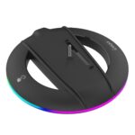 iPega P5S025SH Vertikální Stojan s RGB pro PS5 Slim/PS5 Pro Black
