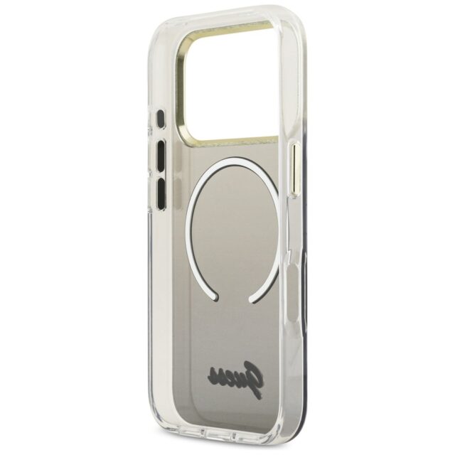 Case Guess IML Gradient Script Metal     MagSafe for iPhone 17 Pro Max black - imagine 7