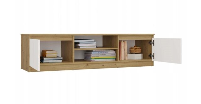 RTV 140 MALWA OAK ARTISAN/WHITE - imagine 4