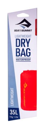 SEA TO SUMMIT Lightweight 35l Spicy Orange waterproof bag - imagine 3