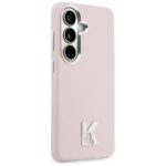 Case Karl Lagerfeld K Metal Logo MagSafe for Samsung Galaxy S26 pink - imagine 4