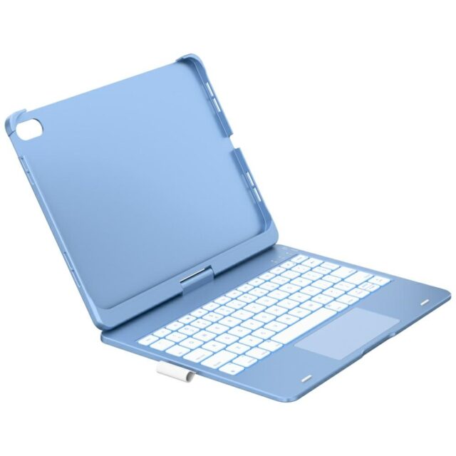 Case Flexbook Touch Typecase with keyboard for  iPad 11" (A16) 2025 / iPad 10.9" 2022 light blue - imagine 5