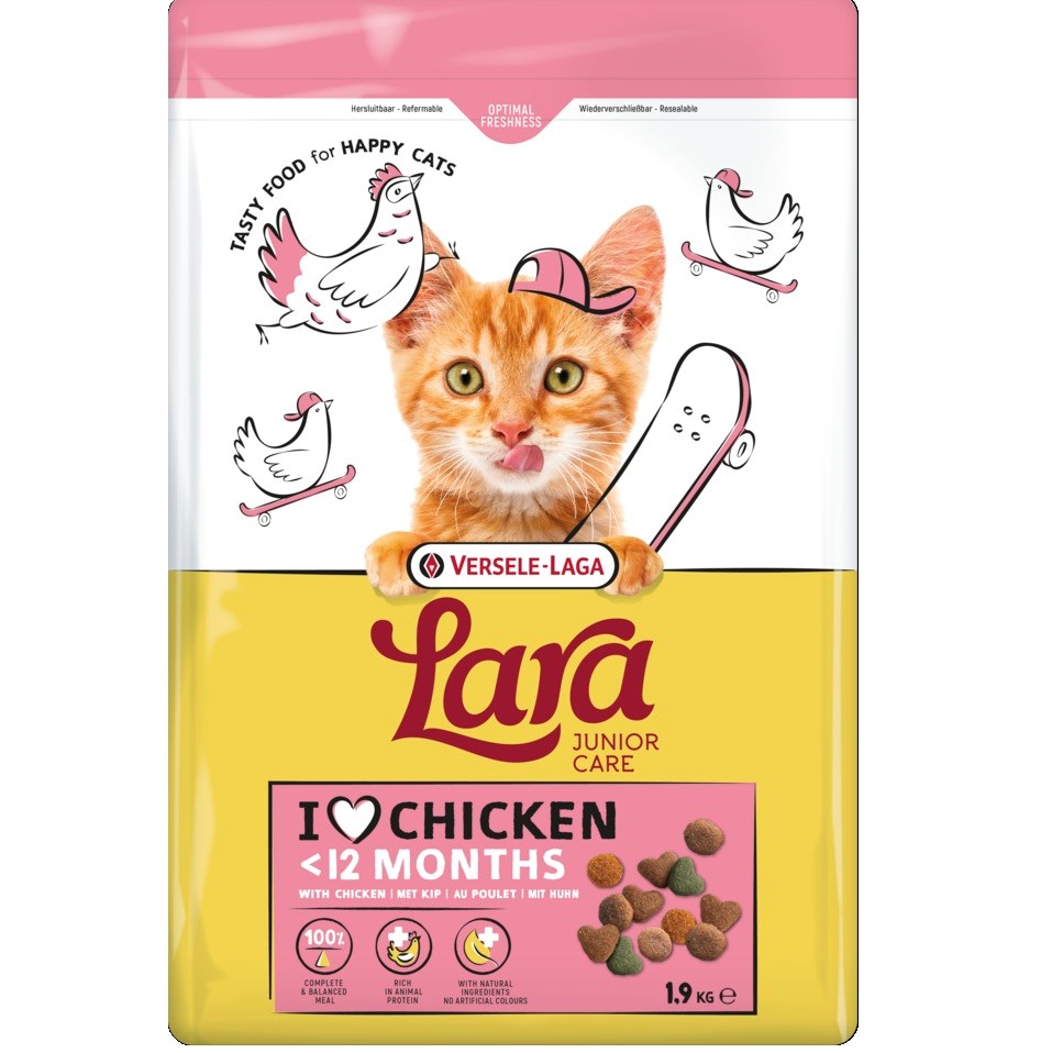 cps-ef5abe20ce5f0b8f798c6e8f4f7670b9-2026-03-22-05-05-09 VERSELE-LAGA Lara Junior Chicken - dry cat food - 1 9kg - imagine 1