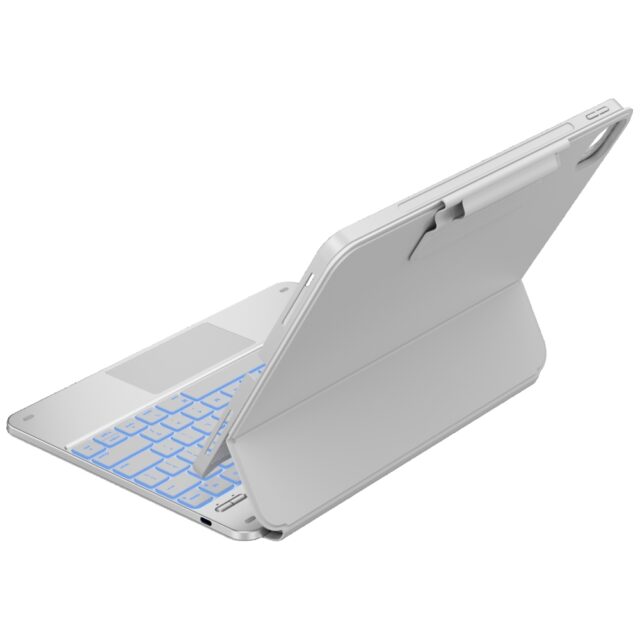 Case Typecase Edge + with keyboard for  iPad Air 13" 2024/2025 white - imagine 4