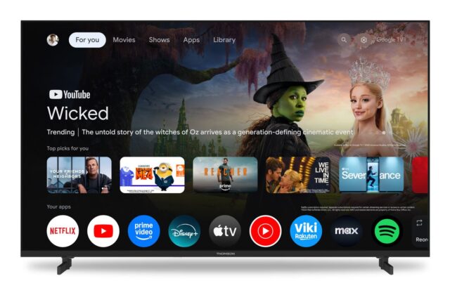 Thomson 43UG4S15 - 43  Ultra HD  Google TV  LED  black - imagine 2