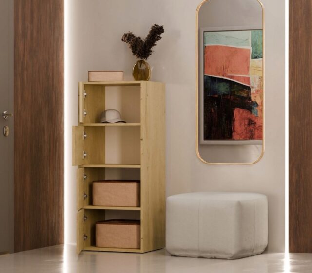 ALMA CHEST OF DRAWERS  ANTHRACITE/ARTISAN OAK - imagine 8