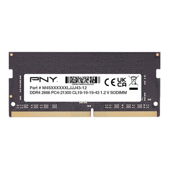 PNY MN16GSD42666 memory module 16 GB 1 x 16 GB DDR4 260-pin SO-DIMM - imagine 3