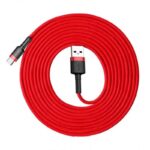 Baseus CATKLF-U09 mobile phone cable Black  Red 3 m USB A USB C