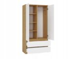 MALWA SS-90 wardrobe  artisan oak/white - imagine 2