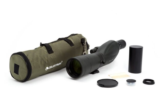 Celestron TrailSeeker 65 spotting scope 48x BaK-4 Black - imagine 7