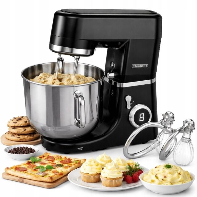 Robot kuchenny HKM 8120 SW CZARNY HEINRICH'S - imagine 9