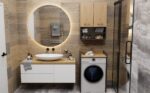 POLA NP ANTHRACITE/ARTISAN WASHING MACHINE CABINET - imagine 5