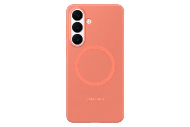 EF-ES947COE Samsung Silikonový Magnetický Kryt pro Galaxy S26+ Coral Red - imagine 7