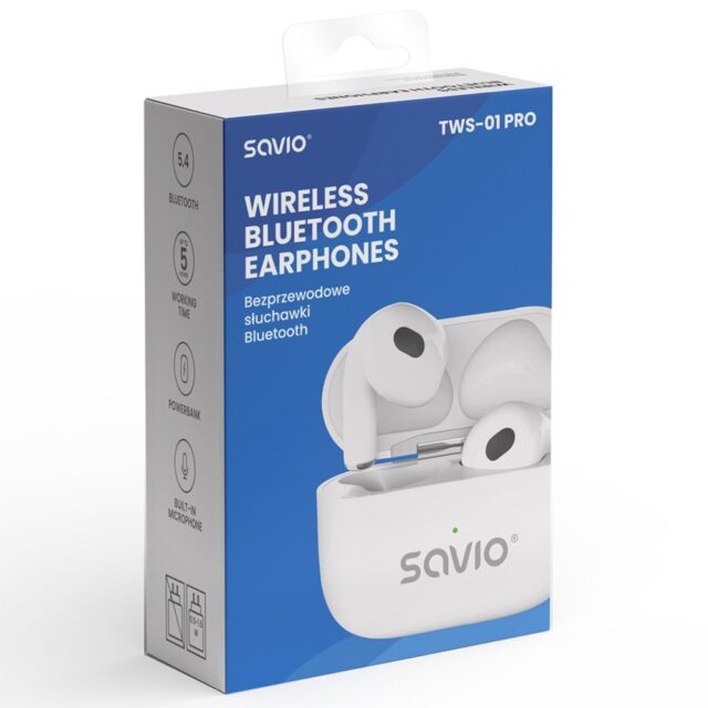 SAVIO TWS-01 PRO Wireless Headphones - imagine 6