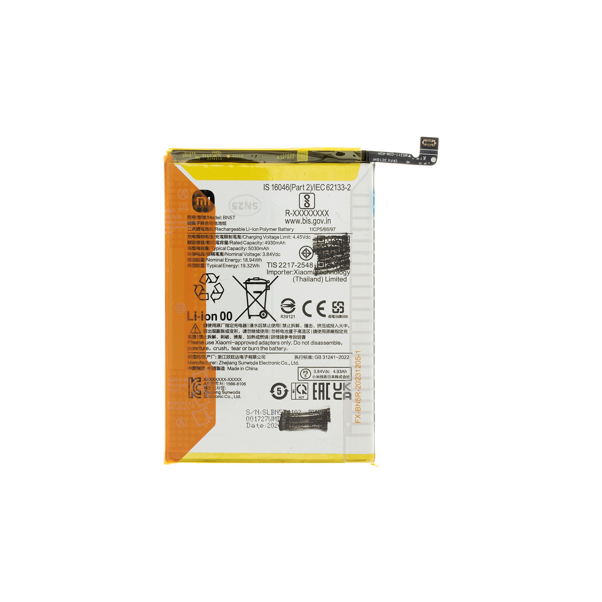 cps-f13e54b068149e537447962dcb2ff4d1-2026-03-07-23-47-54 BN5T Xiaomi Original Baterie 5030mAh (Service Pack) - imagine 1