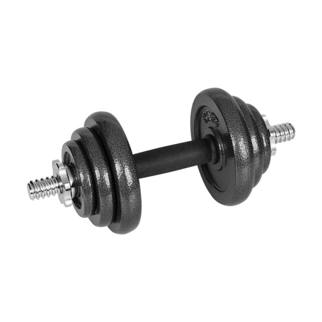 REBEL ACTIVE Adjustable dumbbells in a case 20 kg with a bar - imagine 3