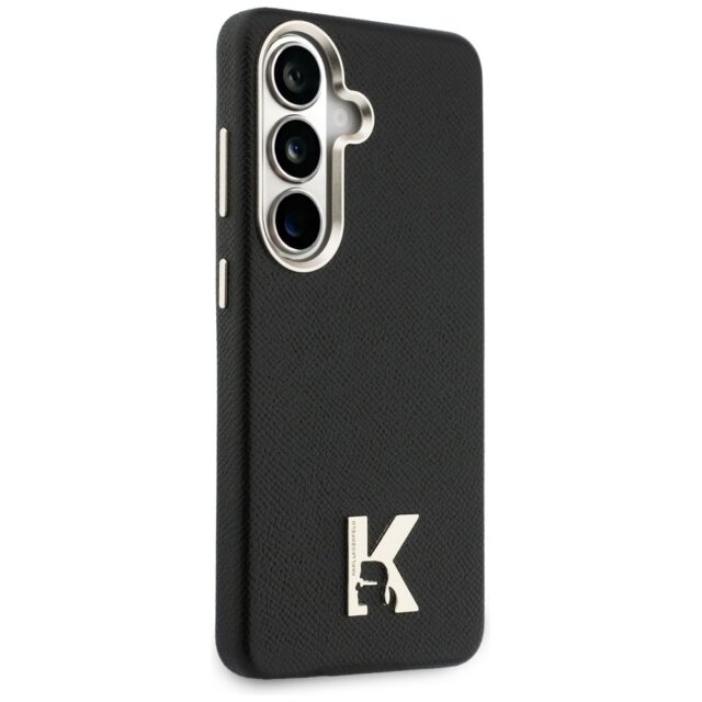 Case Karl Lagerfeld K Metal Logo MagSafe for Samsung Galaxy S26 black - imagine 4