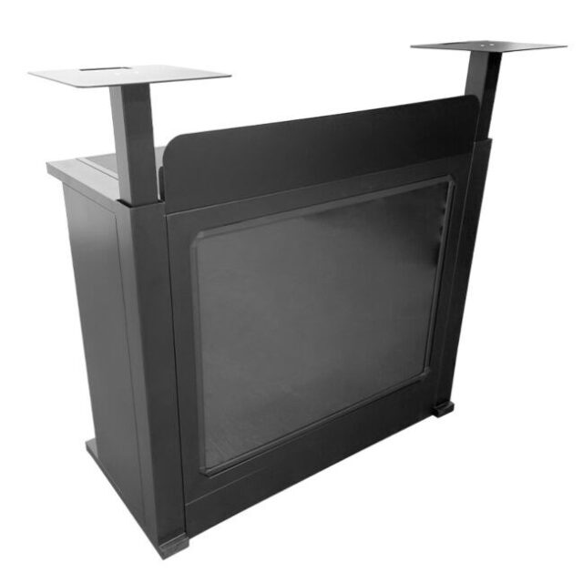 DJ BOOTH BK - Stół stanowisko DJ  podświetlana tablica LED RGB  pilot  długopisy  pokrowiec - imagine 4