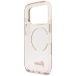 Case Guess IML Script Metal MagSafe for   iPhone 17 Pro Max pink - imagine 7